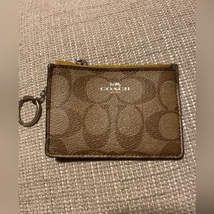 Mini Skinny ID Case in Signature Canvas